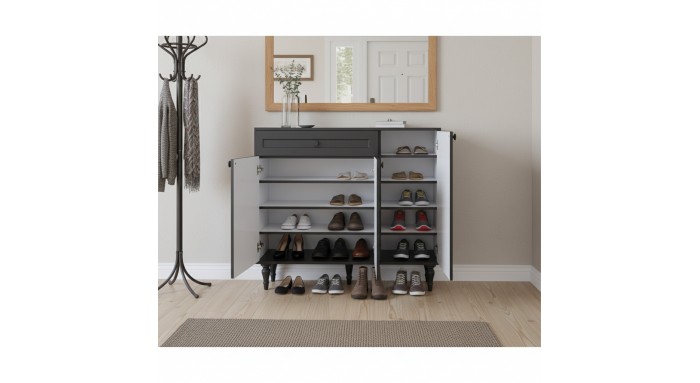 جاکفشی رامونا مشکی 110- جاکفشی وکیوم تیره