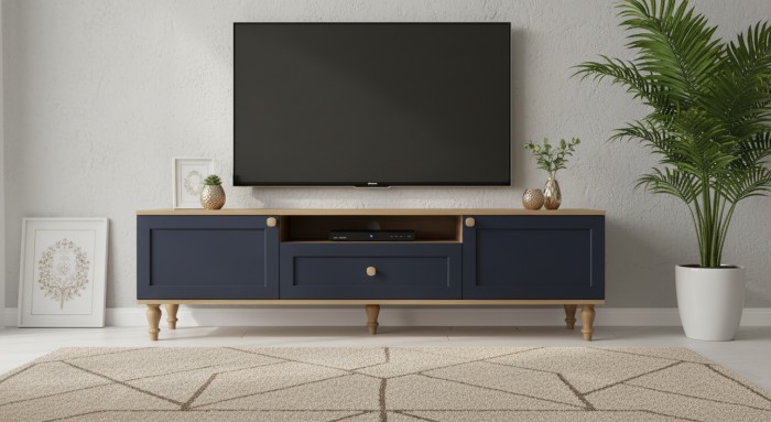 میز تلویزیون دو رنگ مدل Ramona میز تلویزیون دو رنگ مدل Ramona