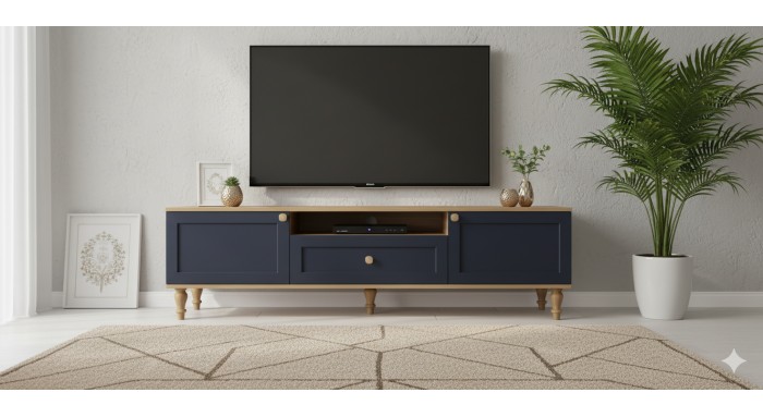 میز تلویزیون دو رنگ مدل Ramona