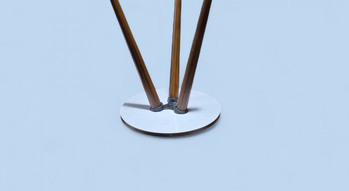 میز عسلی گرد دوعددی 42*42