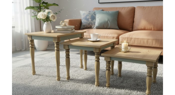 عسلی دو رنگ ست مدل رامونا