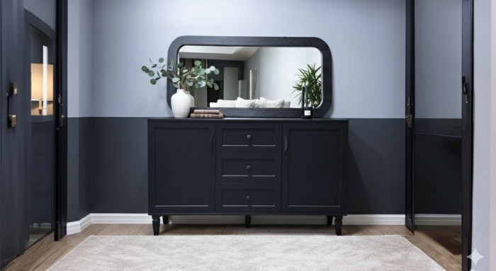 آینه کنسول رامونا 150 مشکی آینه کنسول رامونا 150 مشکی