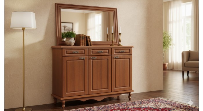 آینه کنسول سه درب مدل V