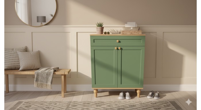 جا کفشی دو رنگ مدل Ramona جا کفشی دو رنگ مدل Ramona