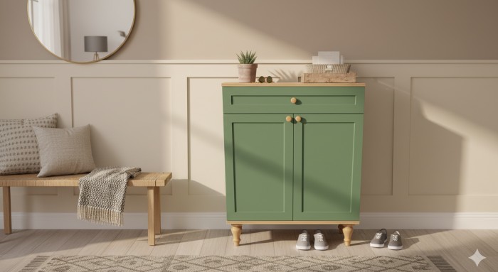 جا کفشی دو رنگ مدل Ramona