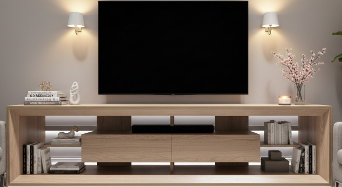 میز تلویزیون طرح MT دو کشو