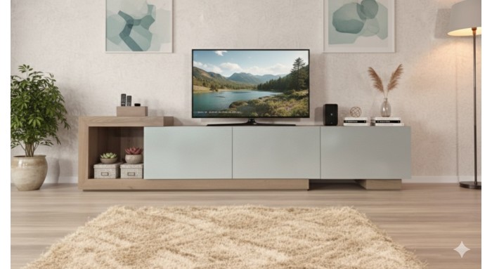 میز تلویزیون دوتکه مدل DIBA