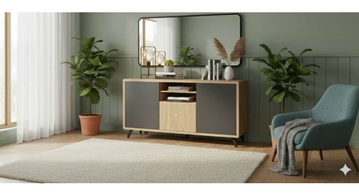 کنسول دو رنگ 160 آینه کنسول اسپورت