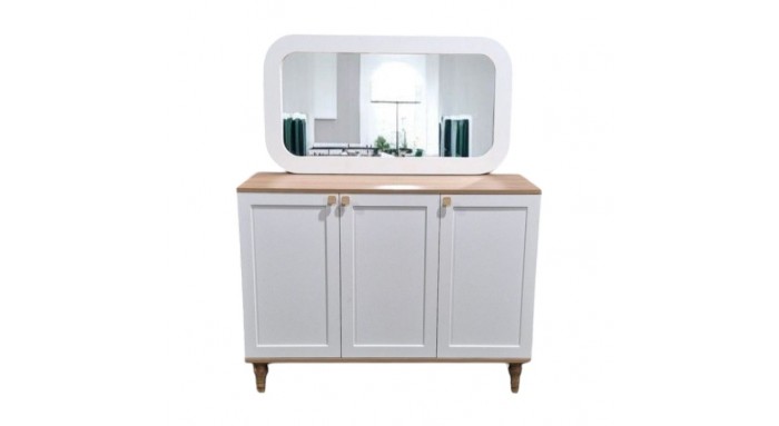 آینه کنسول رامونا 120 - میز کنسول ساده وکیوم