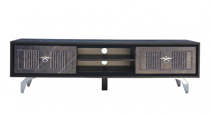 میز مشکی طرح سنگ مدل MARBLE BLACK  5060