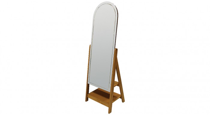 آینه قدی چوبی مدل کمانی