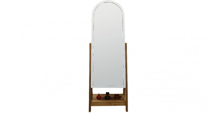 آینه قدی چوبی مدل کمانی