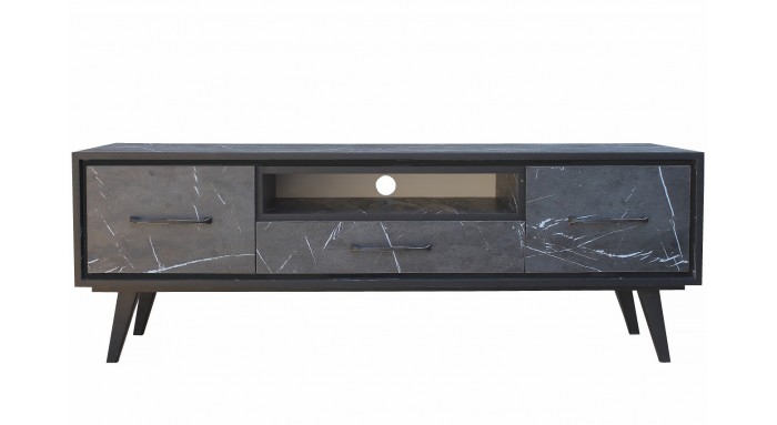 میز TV طرح سنگ مشکی مدل R - MARBLE  BLACK